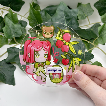 Apple Acrylic Coaster