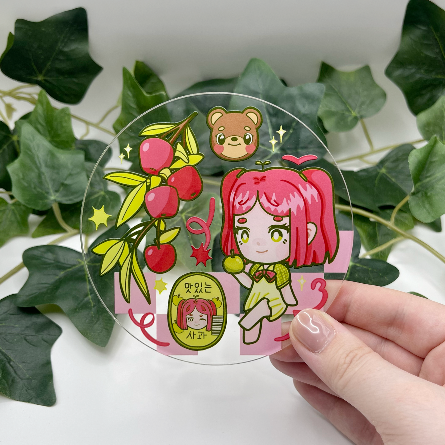 Apple Acrylic Coaster