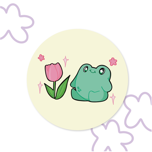 Tulip Frog Coaster